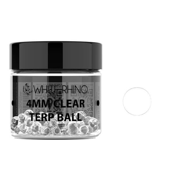 White Rhino - Clear Terp Ball - 50ct Jar