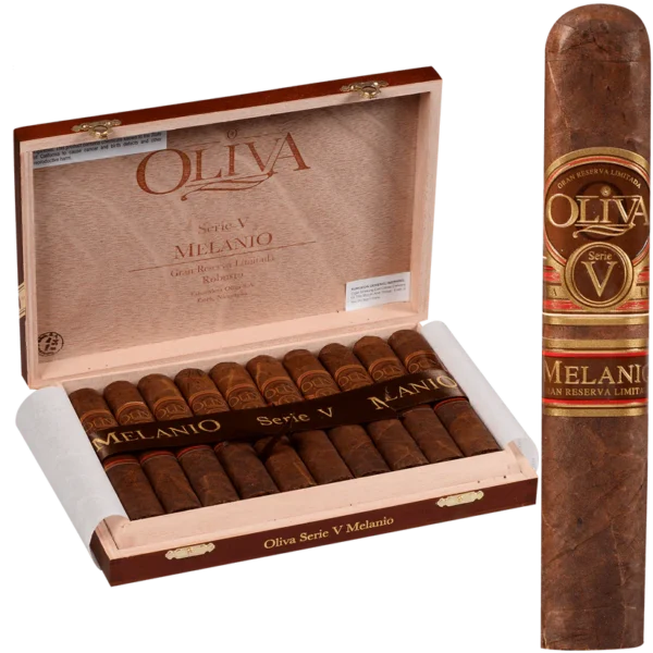 Oliva Serie V Melanio Robusto Cigars – Box of 10 (5" × 52)