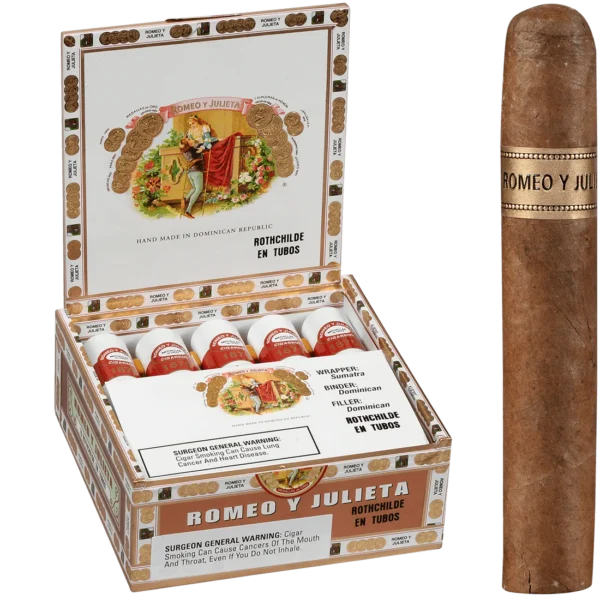 Romeo y Julieta 1875 Rothschilde Tubos EMS – Box of 10 (5" × 50)
