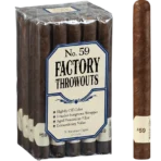 Factory Throwouts No. 59 Claro Lonsdale Cigars – Bundle of 20 (6.25" × 45)