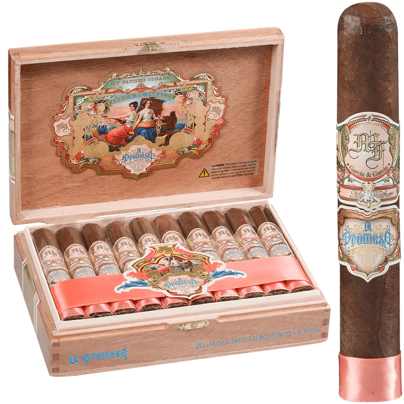 MFLPRG My Father La Promesa Robusto Grande Cigars – Box of 20 (5.5" × 52) - Image 1